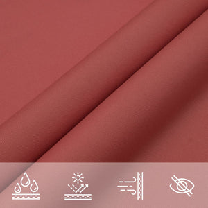 Sunshade Oxford fabric square 7x7 m terracotta