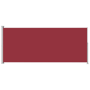 Retractable side awning 220x500 cm red