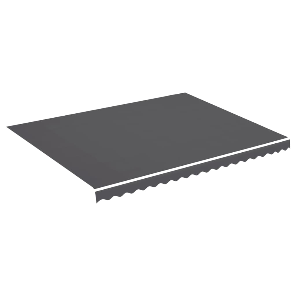 Replacement awning fabric anthracite 4.5x3.5 m