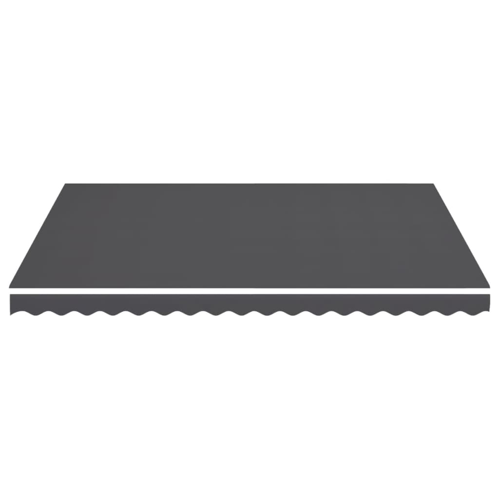Replacement awning fabric anthracite 4.5x3.5 m