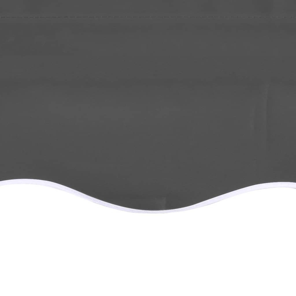 Replacement awning fabric anthracite 4.5x3.5 m