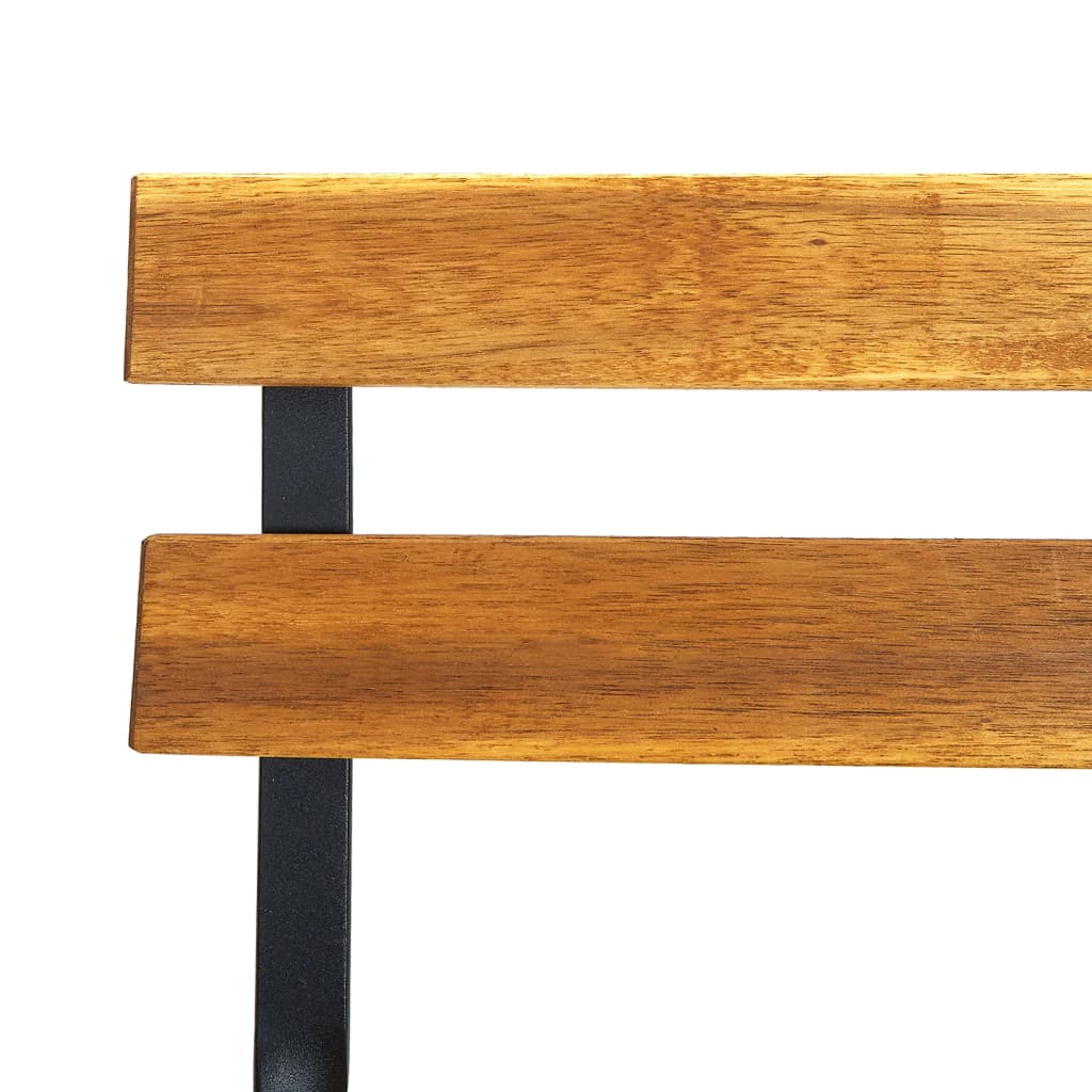 Folding bistro chairs 4 pcs solid acacia wood