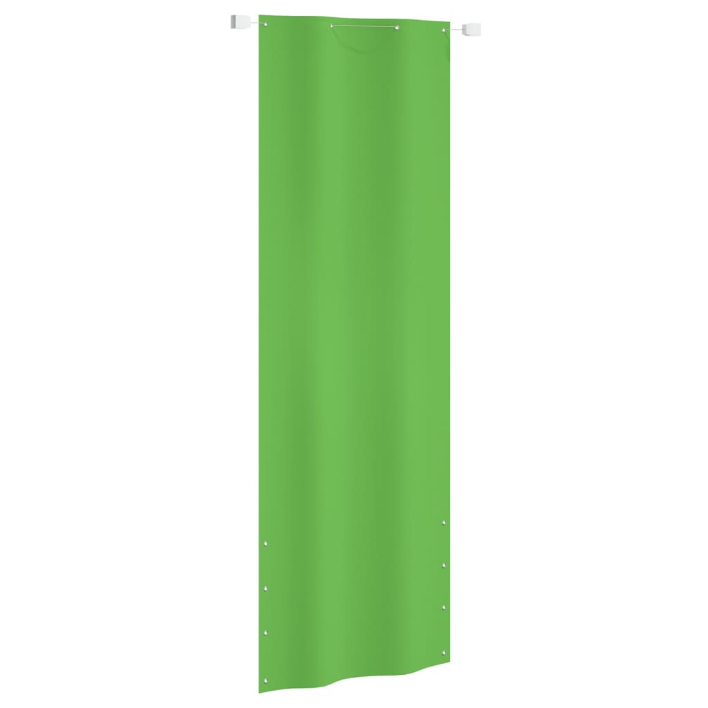 Balcony screen light green 80x240 cm oxford fabric