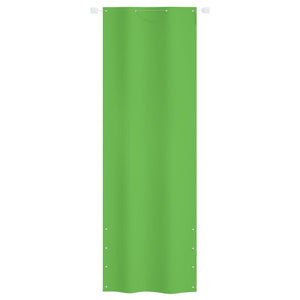 Balcony screen light green 80x240 cm oxford fabric