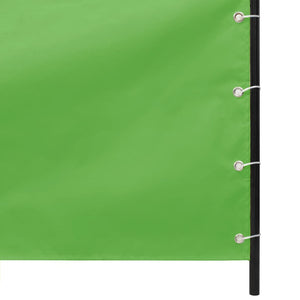 Balcony screen light green 80x240 cm oxford fabric