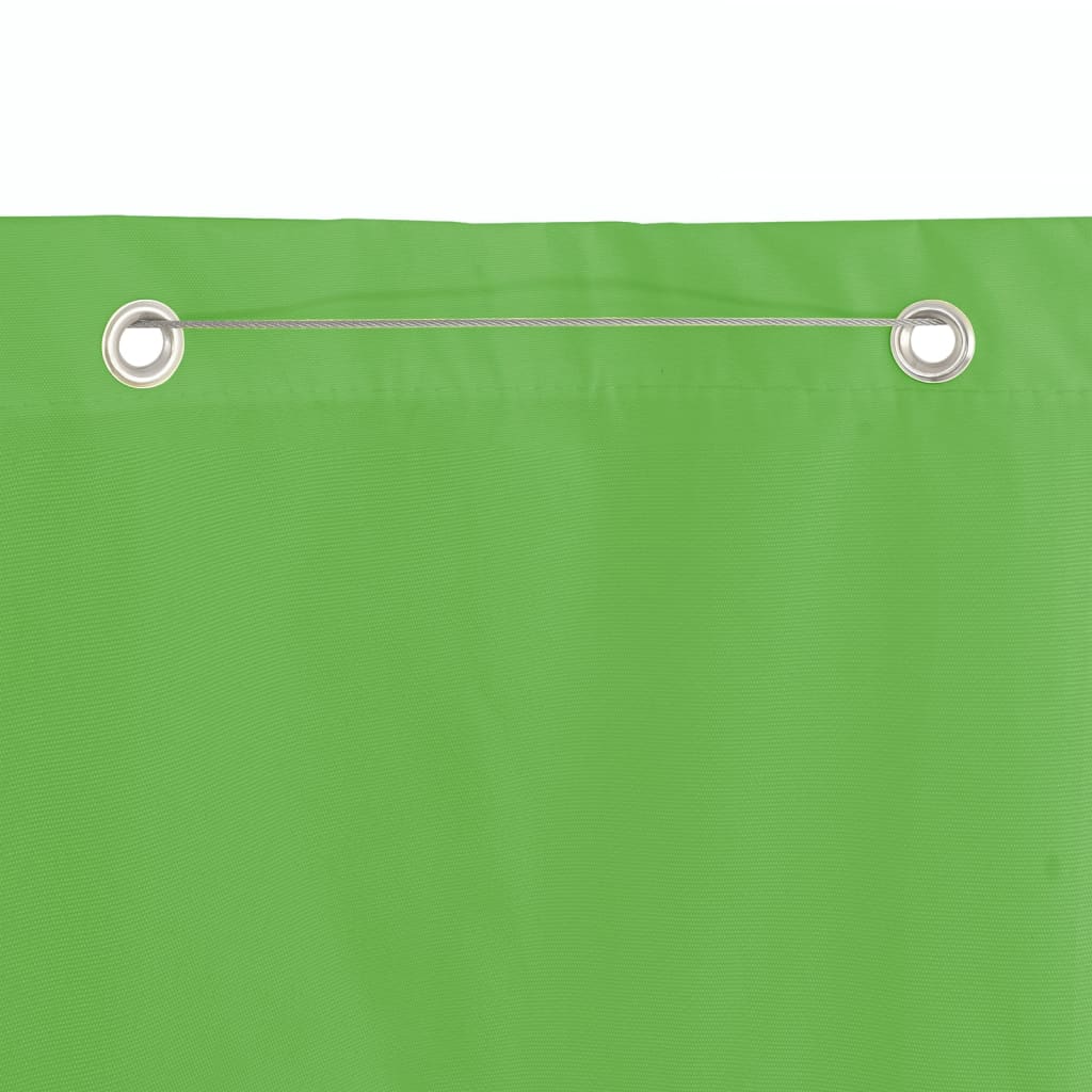 Balcony screen light green 80x240 cm oxford fabric