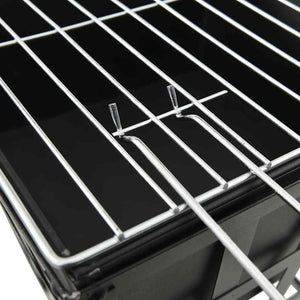 2-in-1 fire pit and grill 34x34x48 cm steel