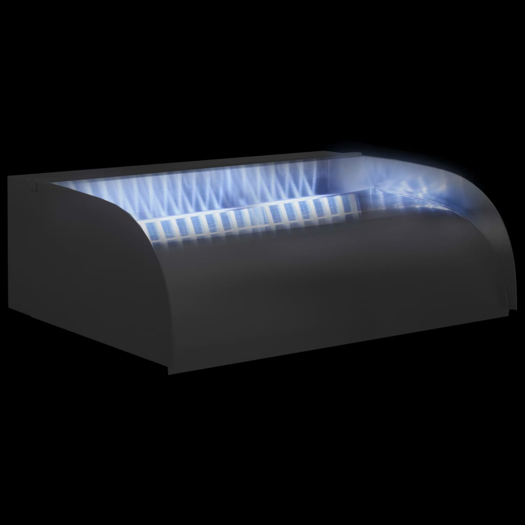 Waterfall with LEDs 45x34x14 cm stainless steel 304