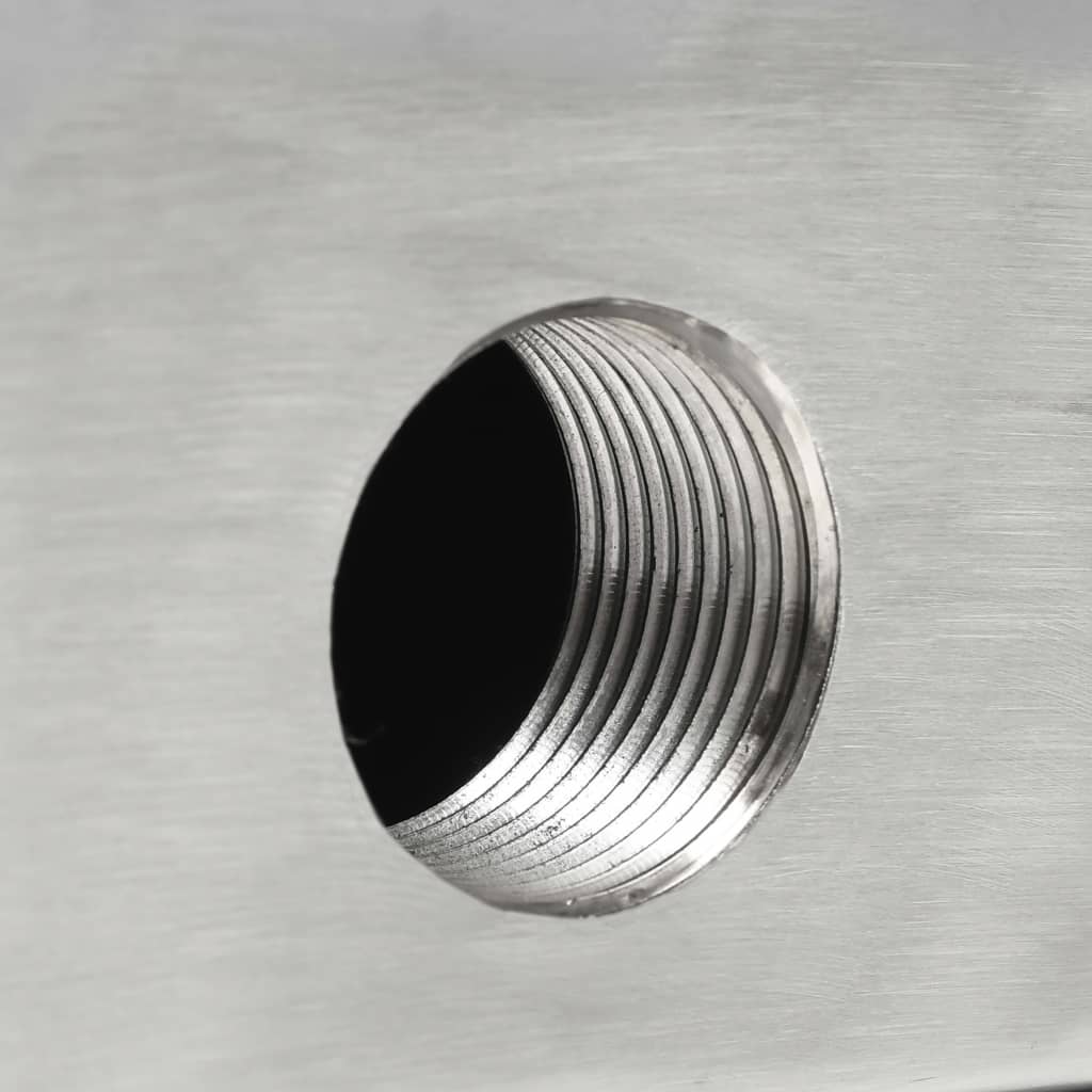 Waterfall with LEDs 45x34x14 cm stainless steel 304