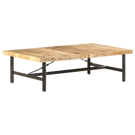 Coffee table 142x90x42 cm solid mango wood