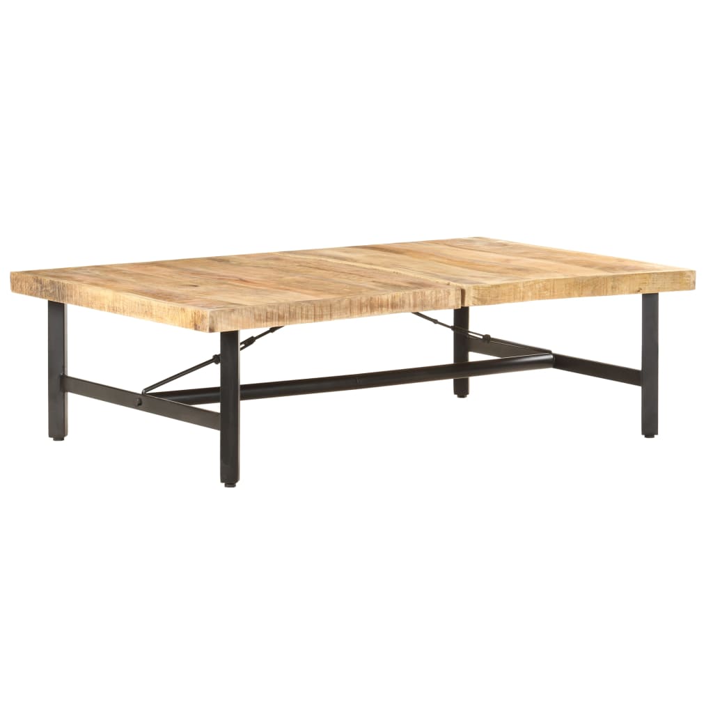 Coffee table 142x90x42 cm solid mango wood