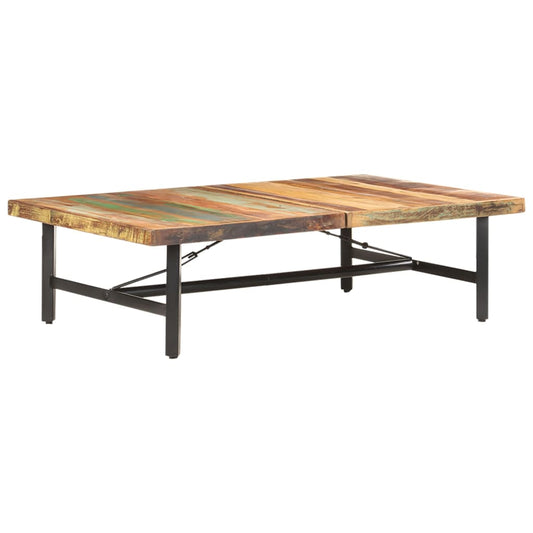 Coffee table 142x90x42 cm reclaimed solid wood