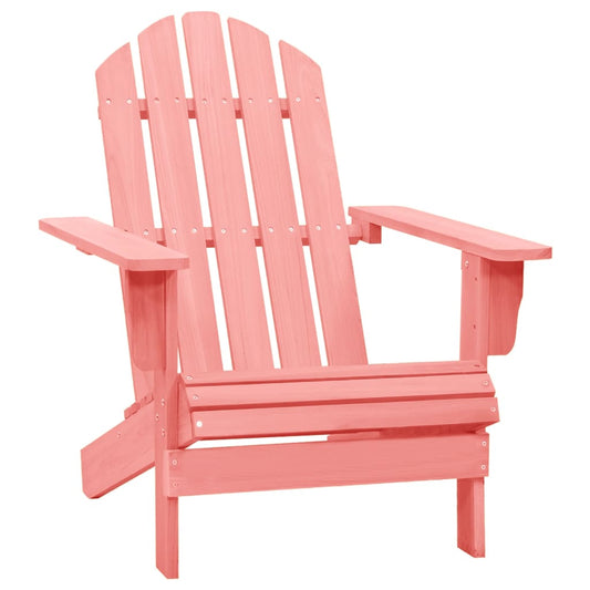 Adirondack garden chair solid spruce pink
