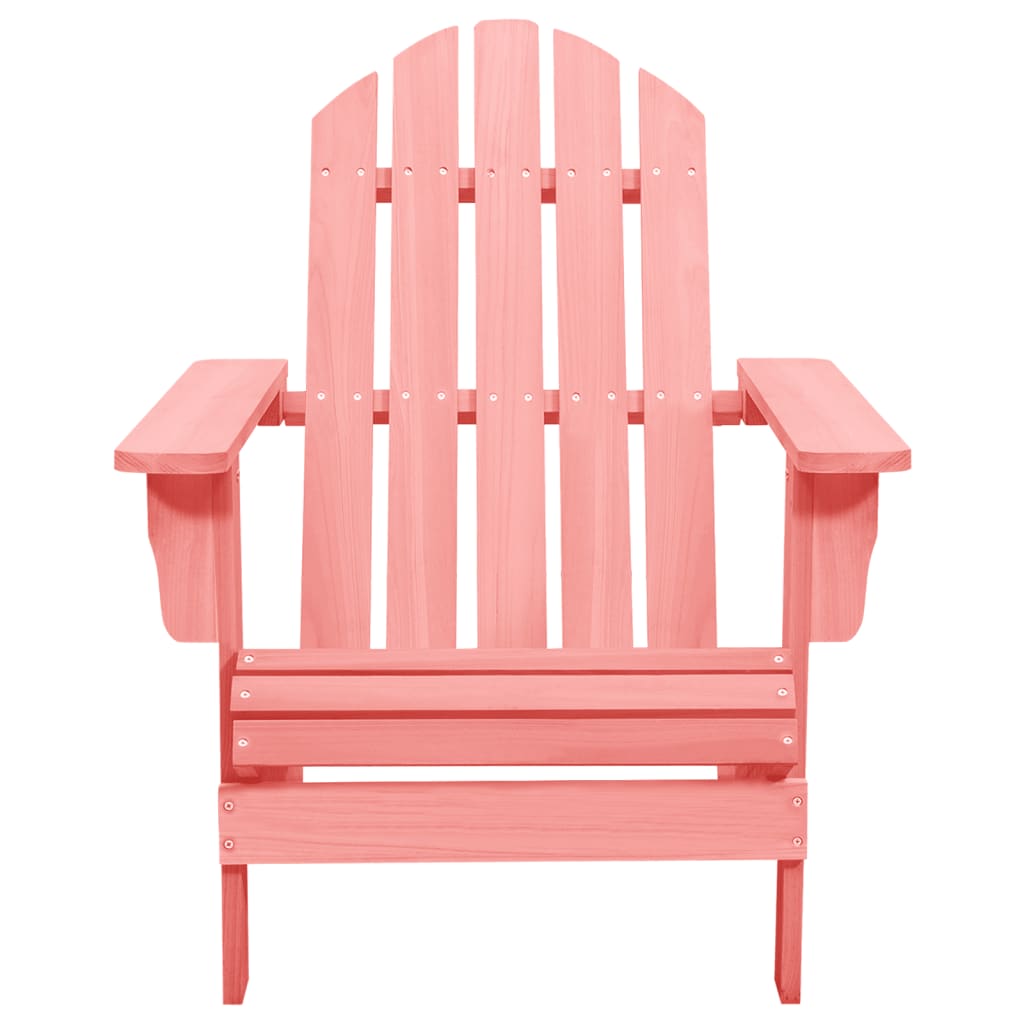 Adirondack garden chair solid spruce pink