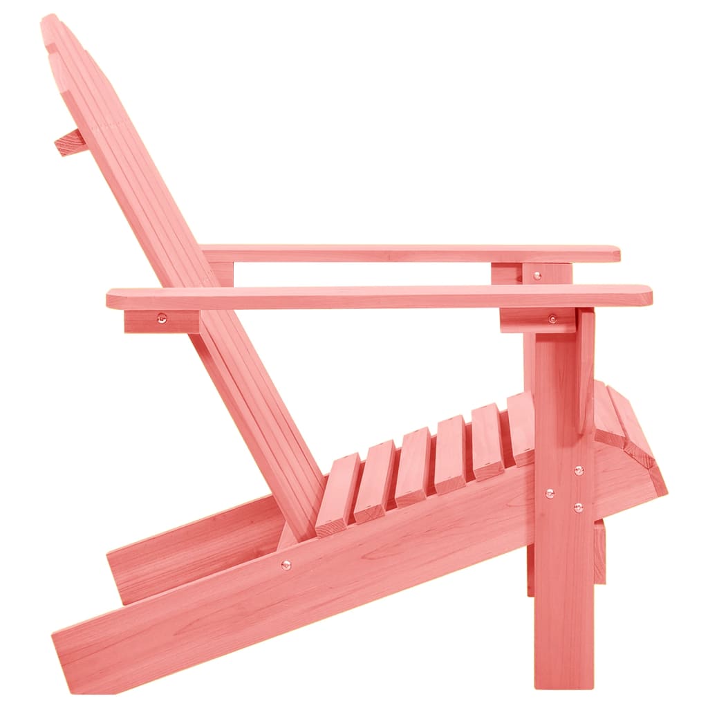 Adirondack garden chair solid spruce pink