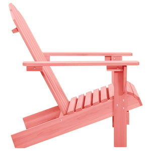 Adirondack garden chair solid spruce pink
