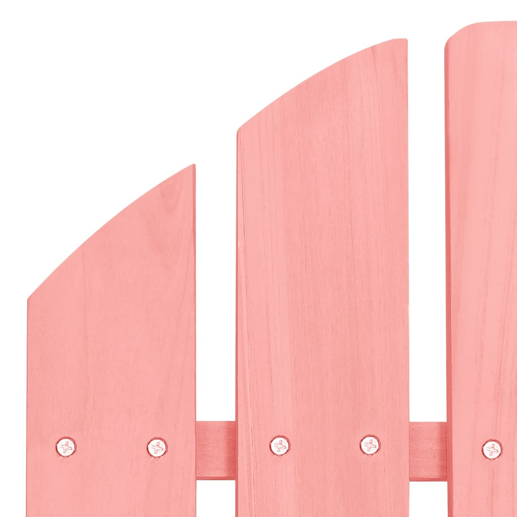 Adirondack garden chair solid spruce pink
