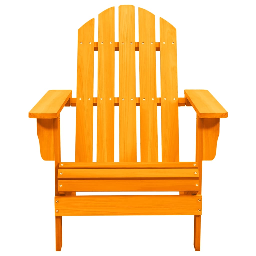 Adirondack garden chair solid spruce orange