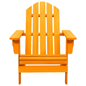 Adirondack garden chair solid spruce orange