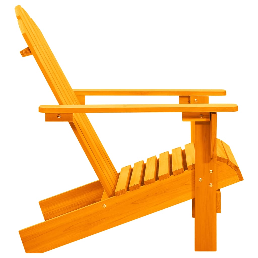 Adirondack garden chair solid spruce orange