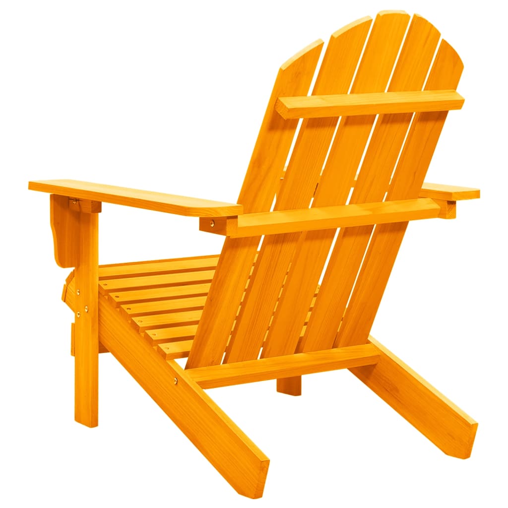 Adirondack garden chair solid spruce orange