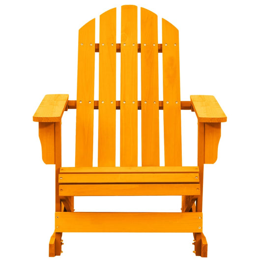 Adirondack rocking chair for garden solid spruce orange