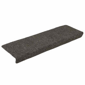 Stair mats 15 pcs needle punch 65x21x4 cm anthracite