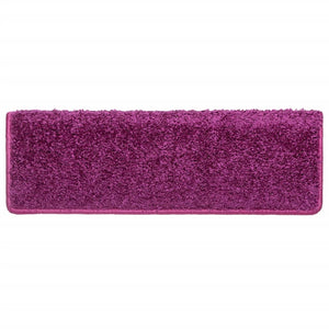 Stair mats 10 pcs 65x21x4 cm purple