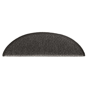 Self-adhesive stair mats sisal 15 pcs 56x17x3 cm anthracite