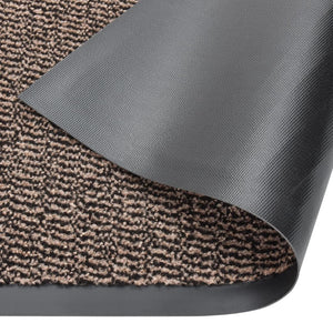Tufted doormat 80x120 cm dark brown