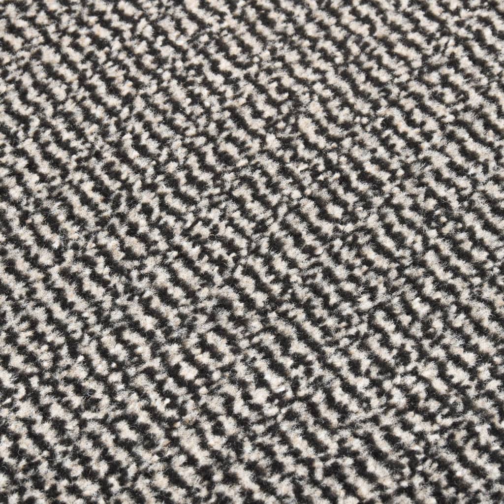 Tufted doormat 60x180 cm light brown