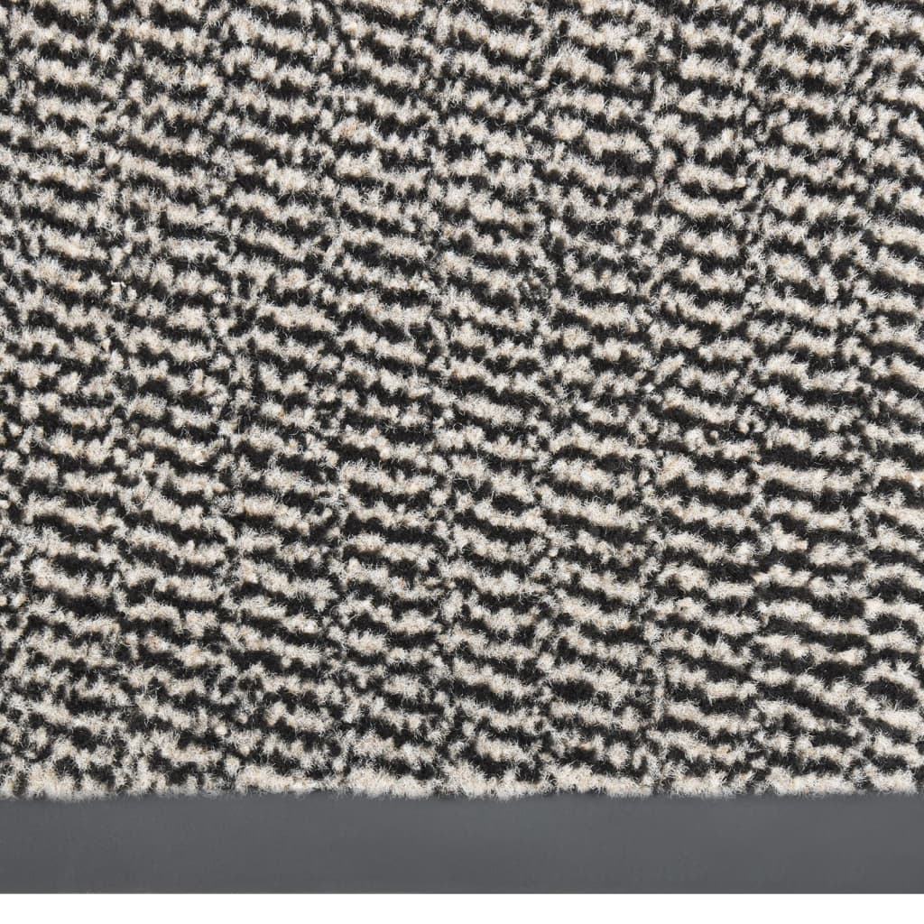 Tufted doormat 120x180 cm light brown