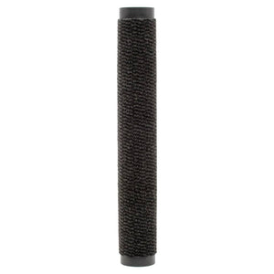 Tufted doormat 60x180 cm black