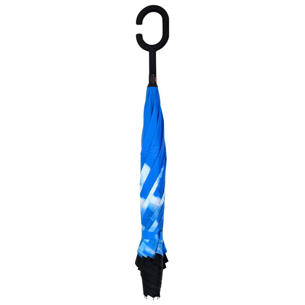 Umbrella with C-handle black 108 cm