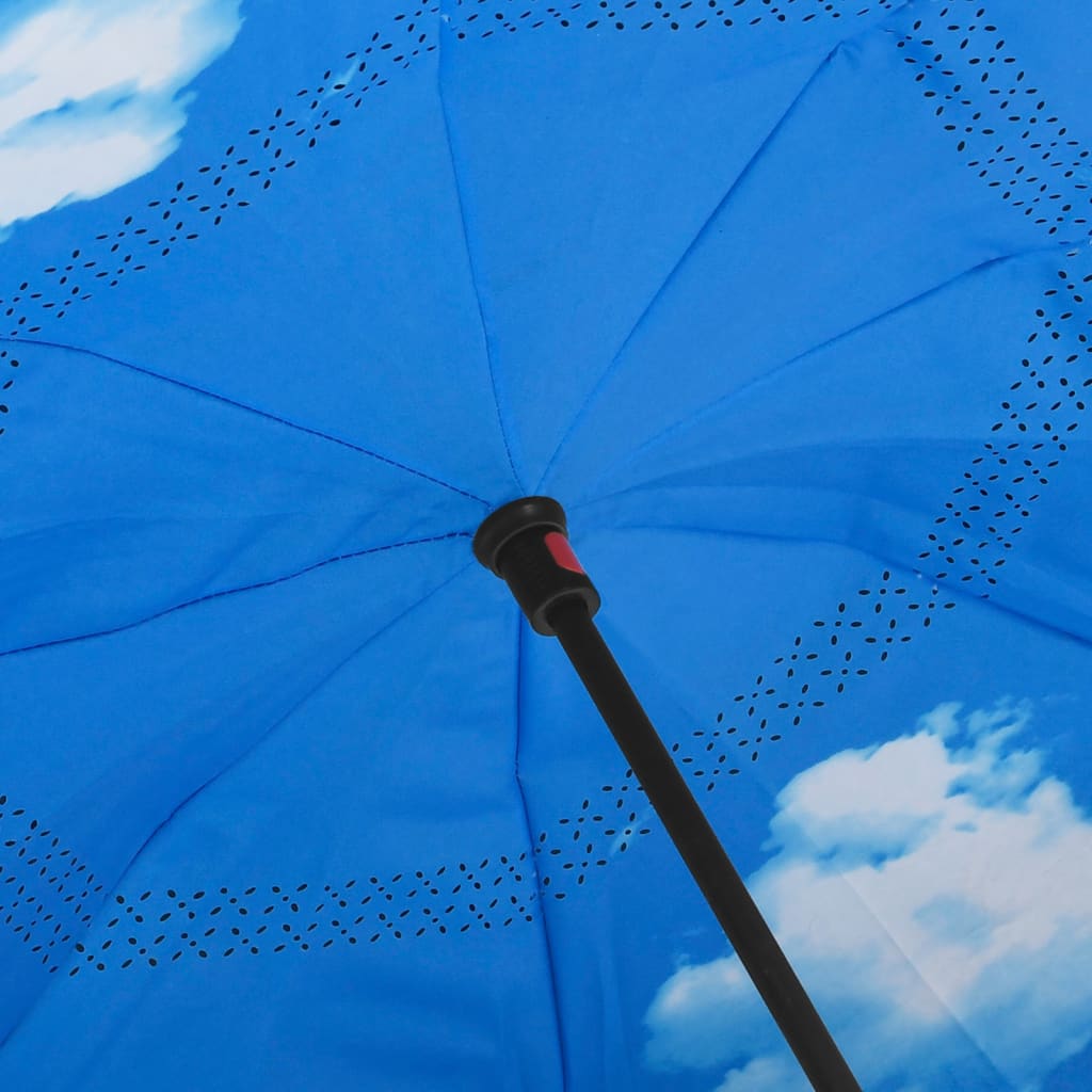 Umbrella with C-handle black 108 cm