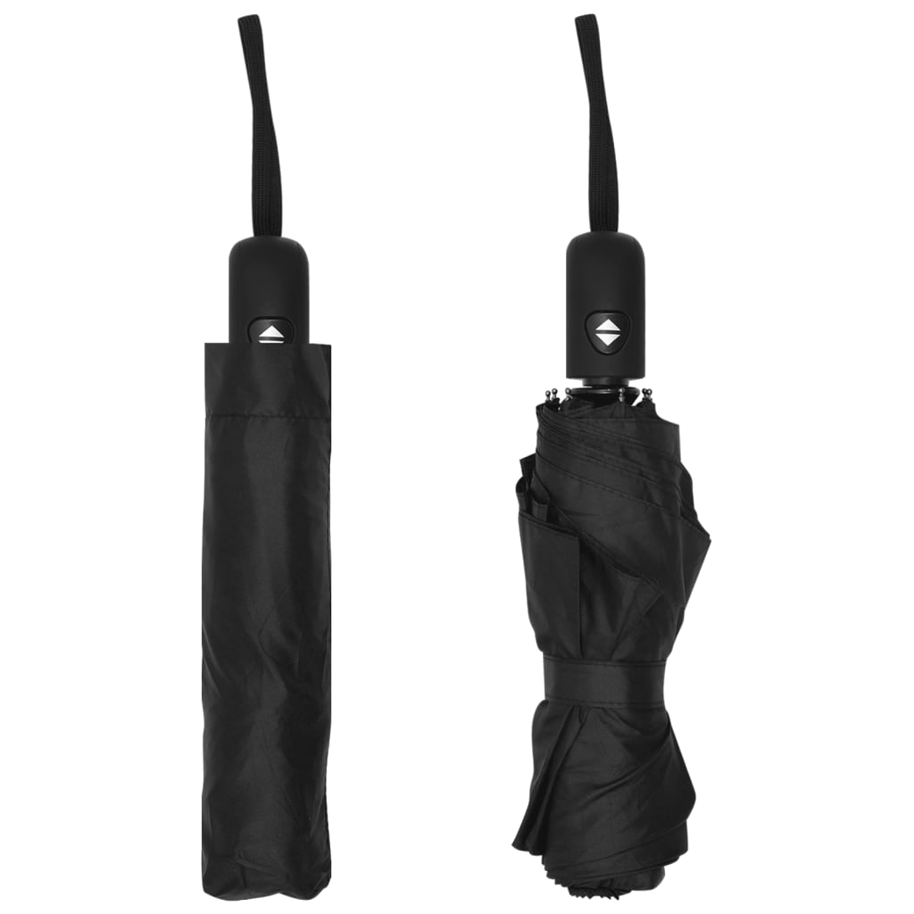 Folding umbrella automatic black 95 cm