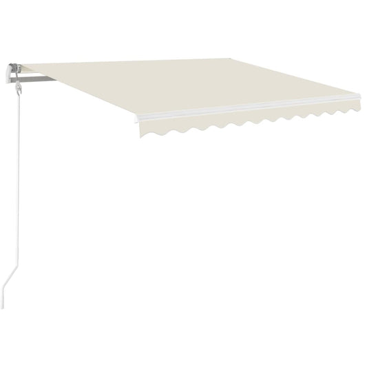 Automatic retractable awning 350x250 cm cream white