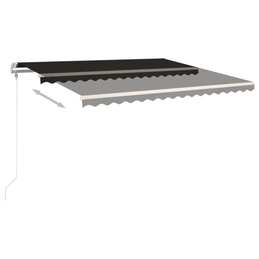 Automatic retractable awning 400x350 cm anthracite
