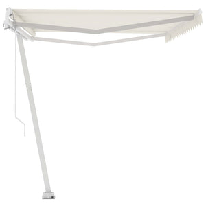 Freestanding automatic awning 500x300 cm cream white