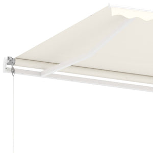Freestanding automatic awning 500x300 cm cream white