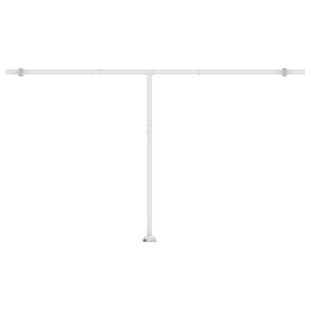 Freestanding automatic awning 500x300 cm cream white