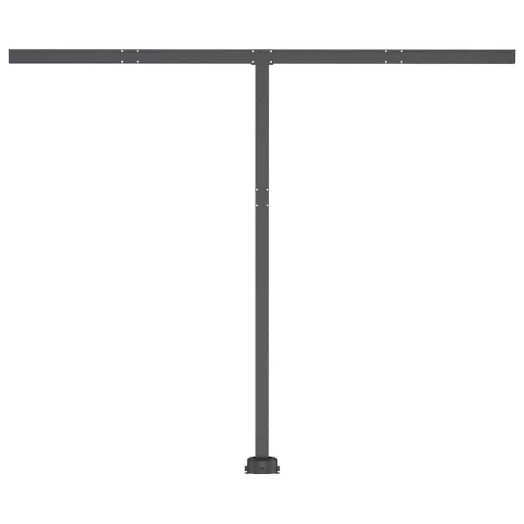 Automatisk markise med LED og vindsensor 300x250 cm kremhvit