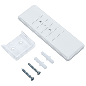 Automatic retractable awning with poles 4x3.5 m cream white