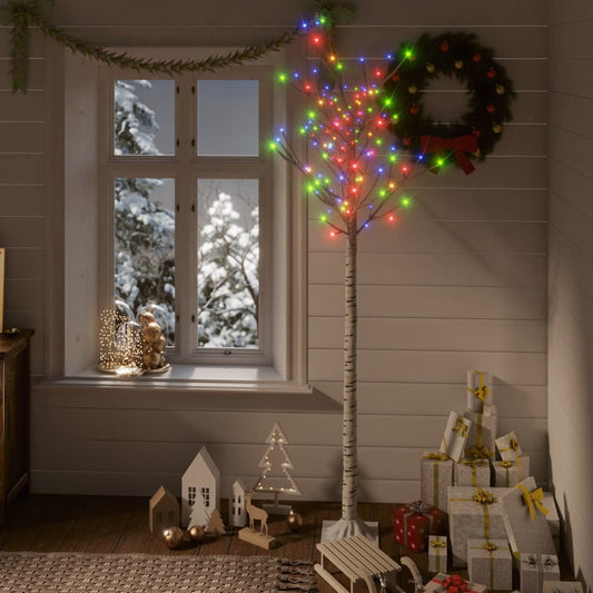Christmas tree 180 LED diodes 1.8m multi-colored fir indoor outdoor