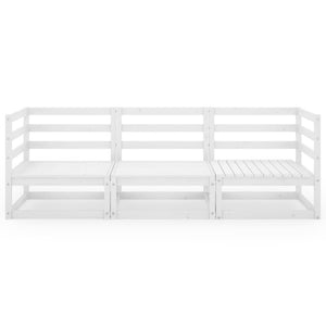 3-seters hagesofa hvit heltre furu