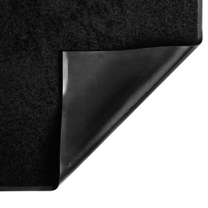 Doormat black 60x80 cm