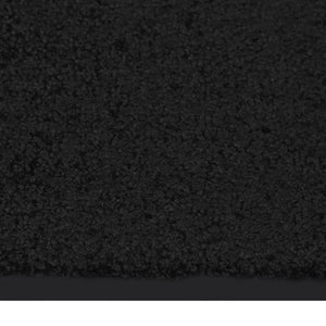 Doormat black 60x80 cm