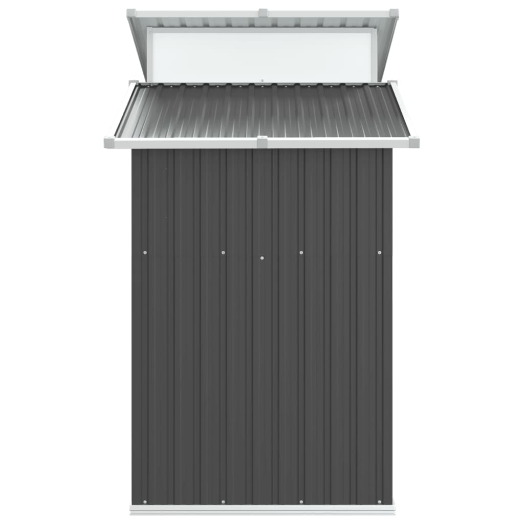 Garden shed anthracite 270x130x208.5 cm galvanized steel