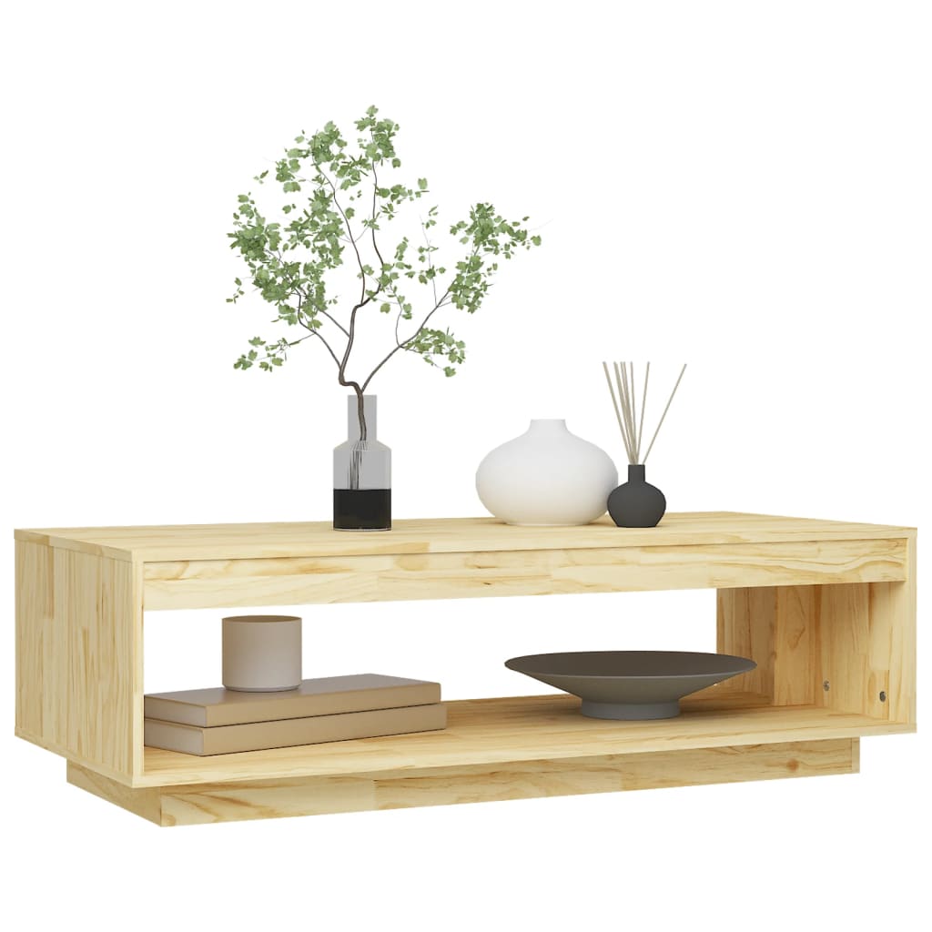 Coffee table 110x50x33.5 cm solid pine wood