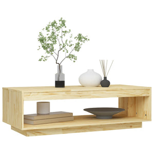 Coffee table 110x50x33.5 cm solid pine wood